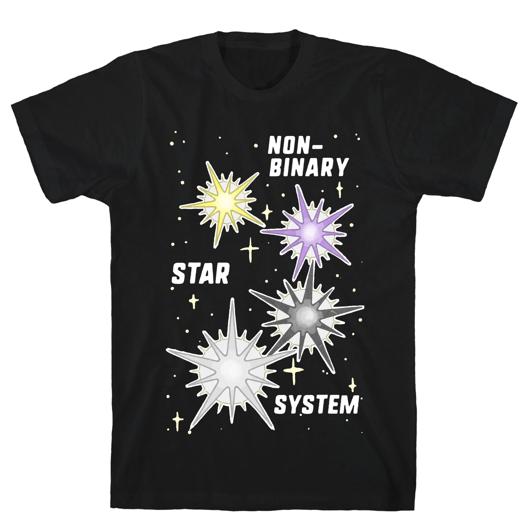 Non-Binary Star System T-Shirt